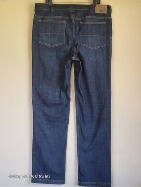 Duluth Trading Co Ballroom Double Flex Jeans 38x36 NWOT Dark Wash